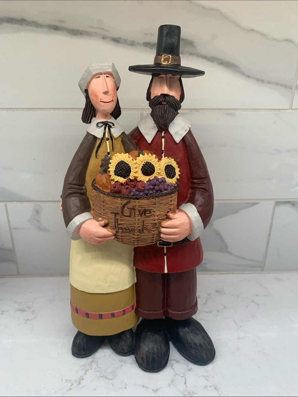 Williraye Studio Pilgrims Thanksgiving Give Thanks 2015